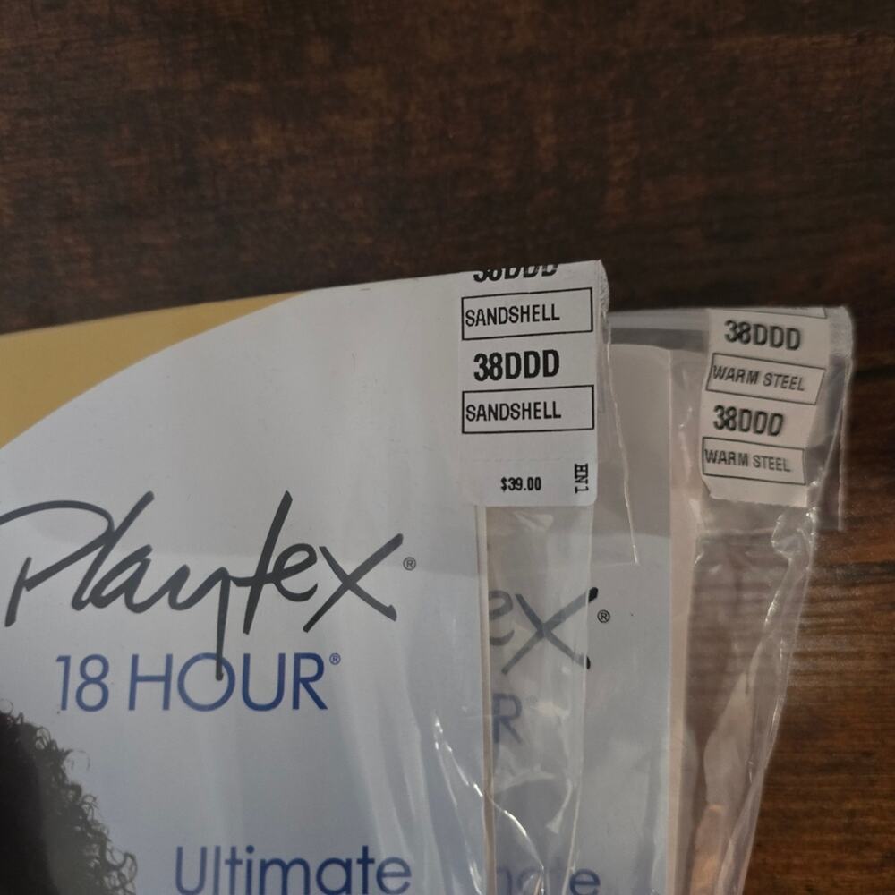Playtex Beige Ultimate Support Bra (38DDD) - Picture 4 of 5